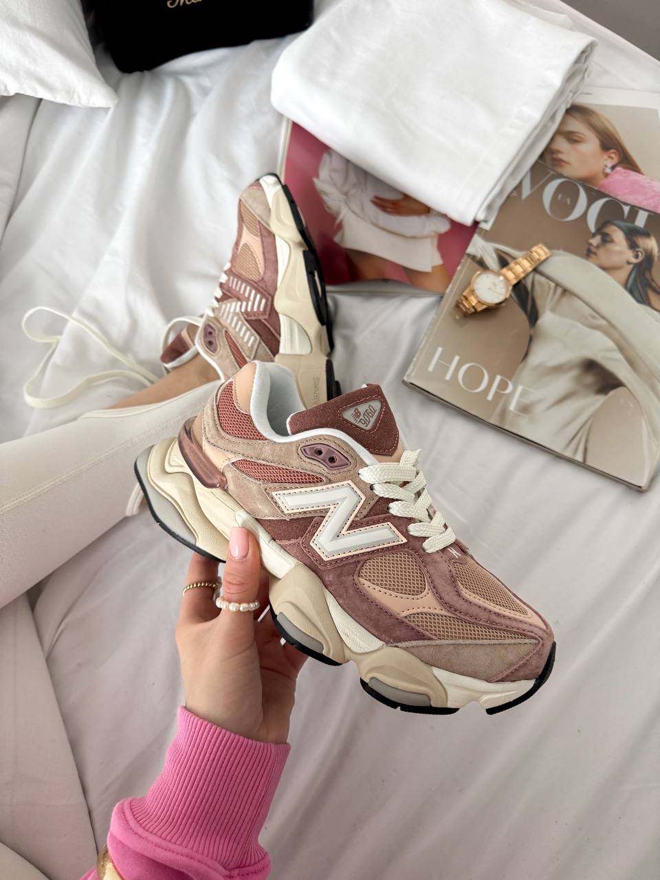 New Balance 9060 Beige Brown - oceanhype - 