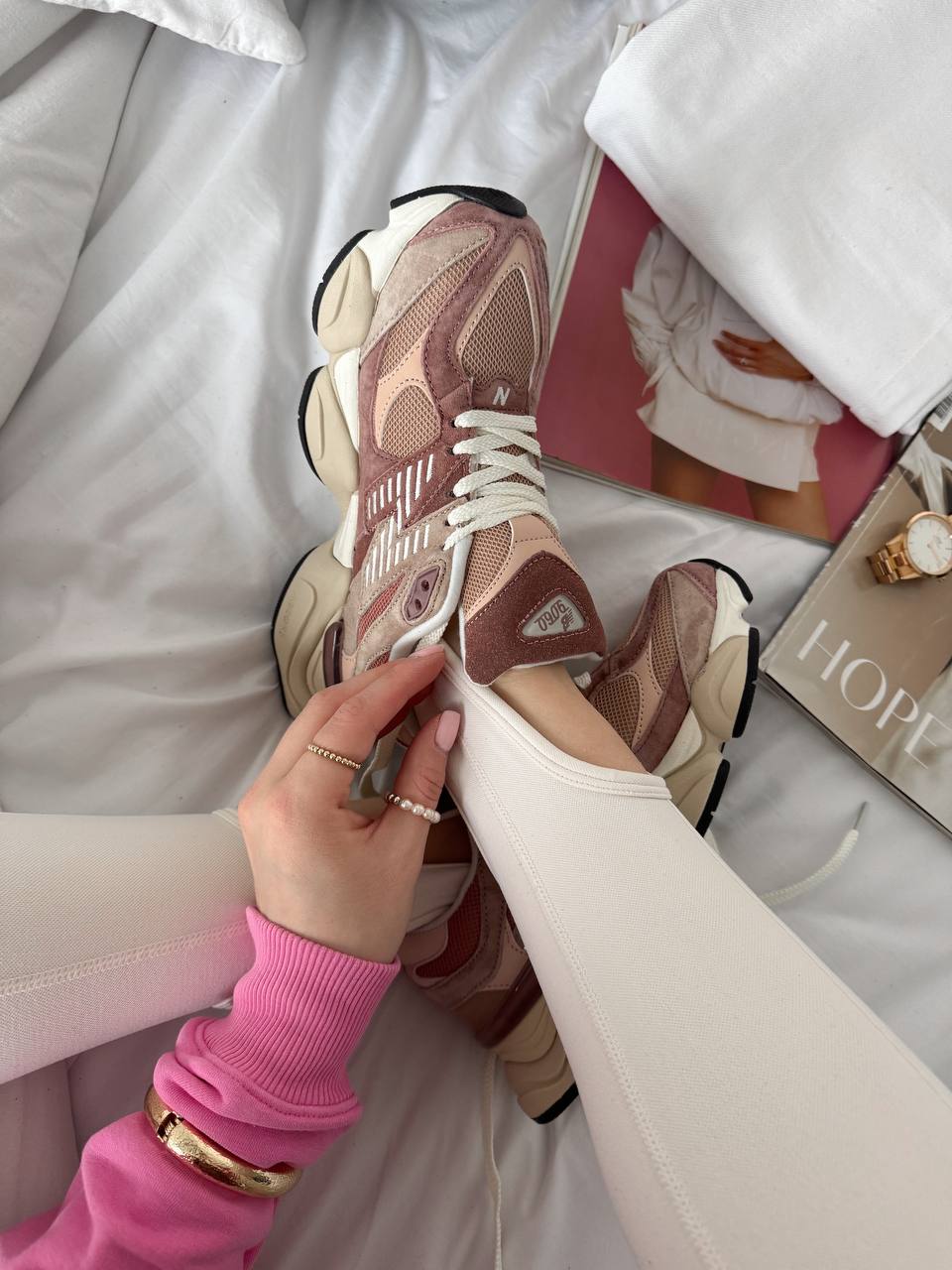 New Balance 9060 Beige Brown - oceanhype - 