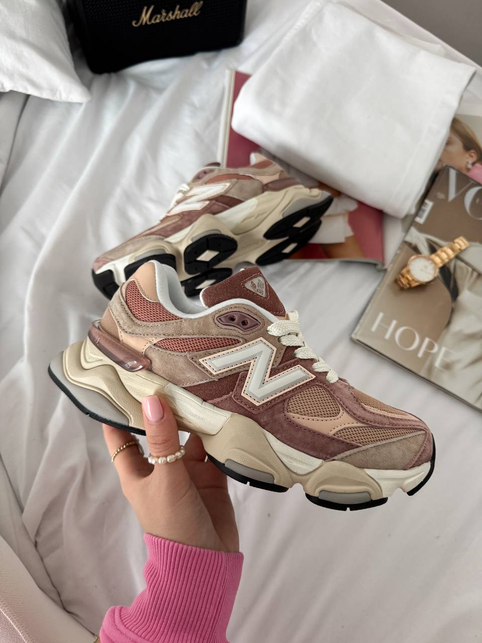 New Balance 9060 Beige Brown - oceanhype - 