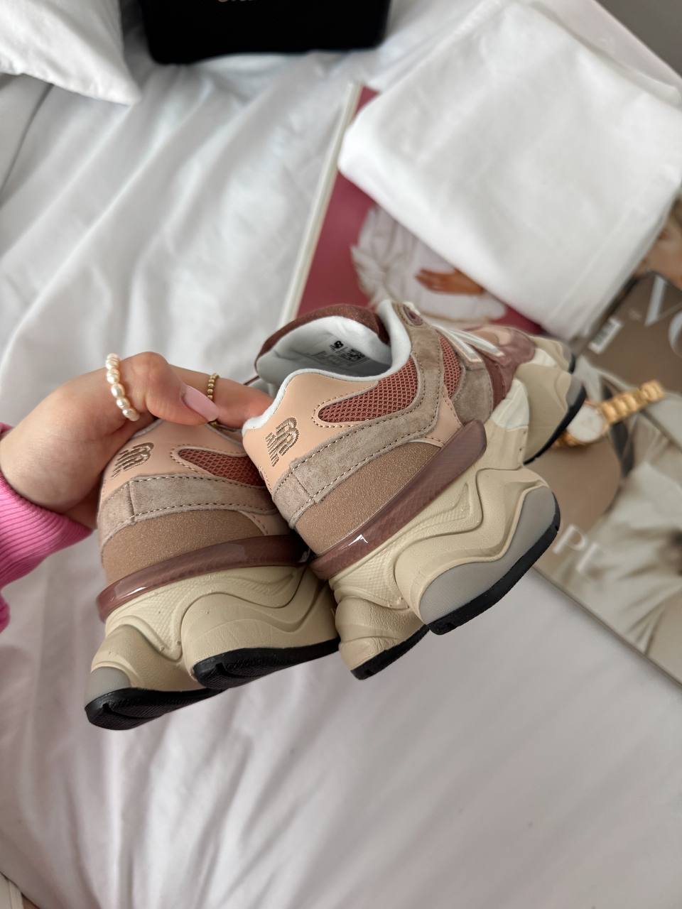 New Balance 9060 Beige Brown - oceanhype - 