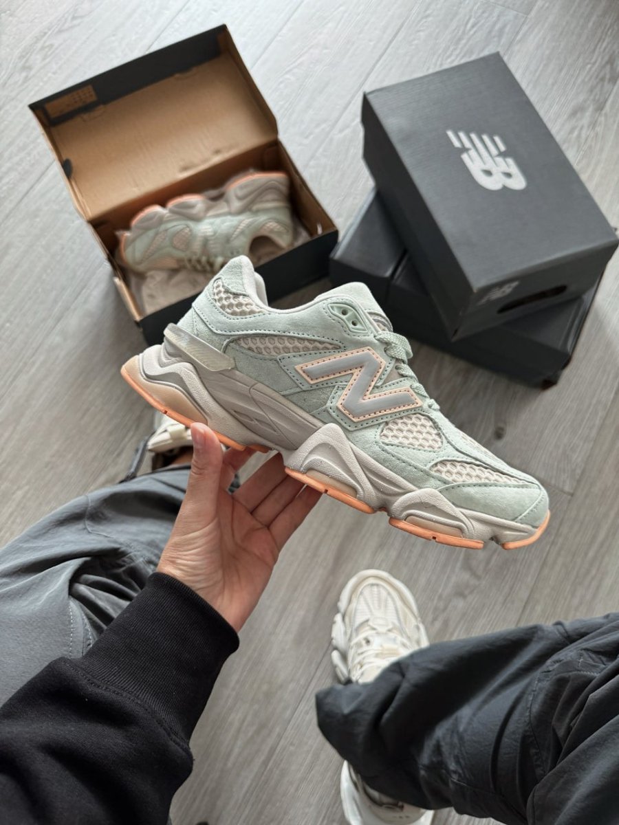 New Balance 9060 x The Whitaker Group Missing Pieces Pack Silver Moss Green - oceanhype - 