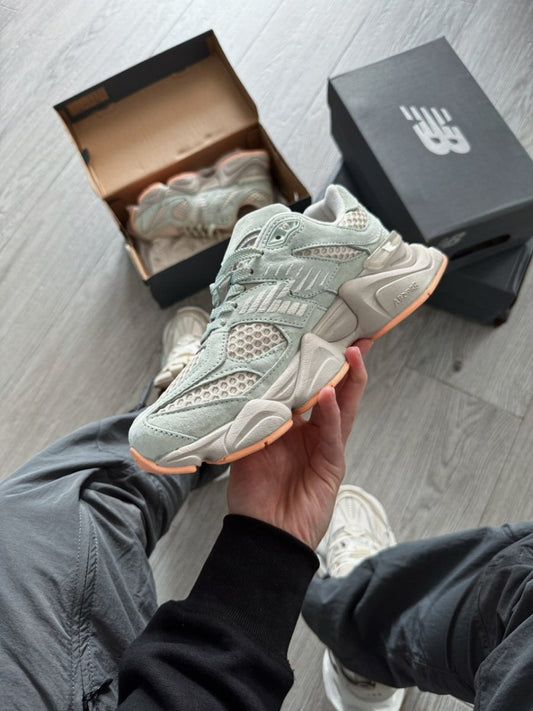 New Balance 9060 x The Whitaker Group Missing Pieces Pack Silver Moss Green - oceanhype - 
