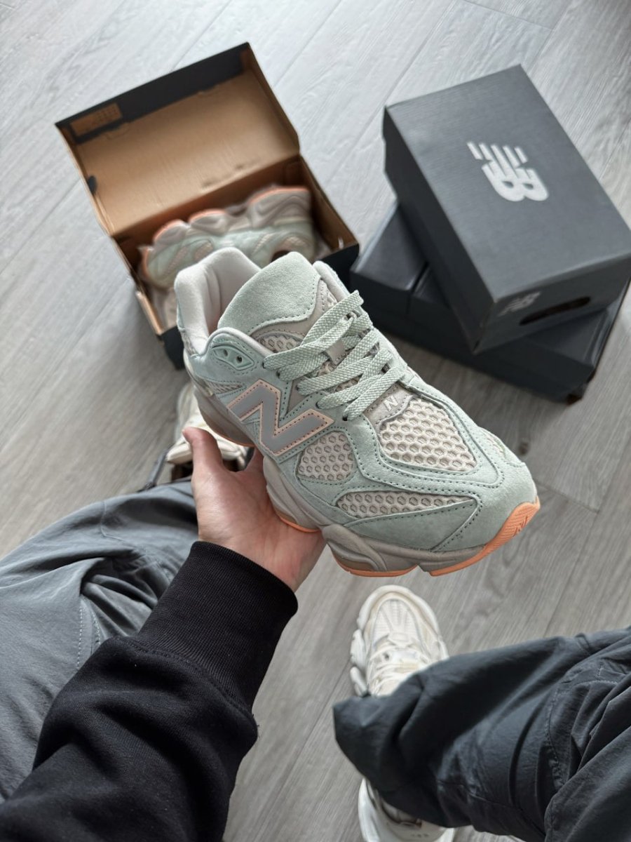 New Balance 9060 x The Whitaker Group Missing Pieces Pack Silver Moss Green - oceanhype - 