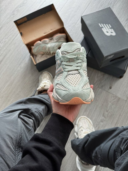 New Balance 9060 x The Whitaker Group Missing Pieces Pack Silver Moss Green - oceanhype - 