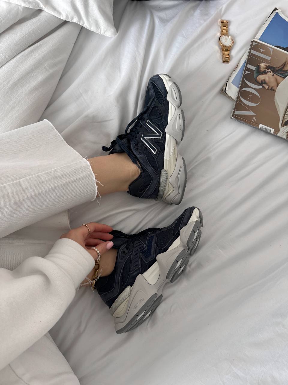 New Balance 9060 Navy White - oceanhype - 
