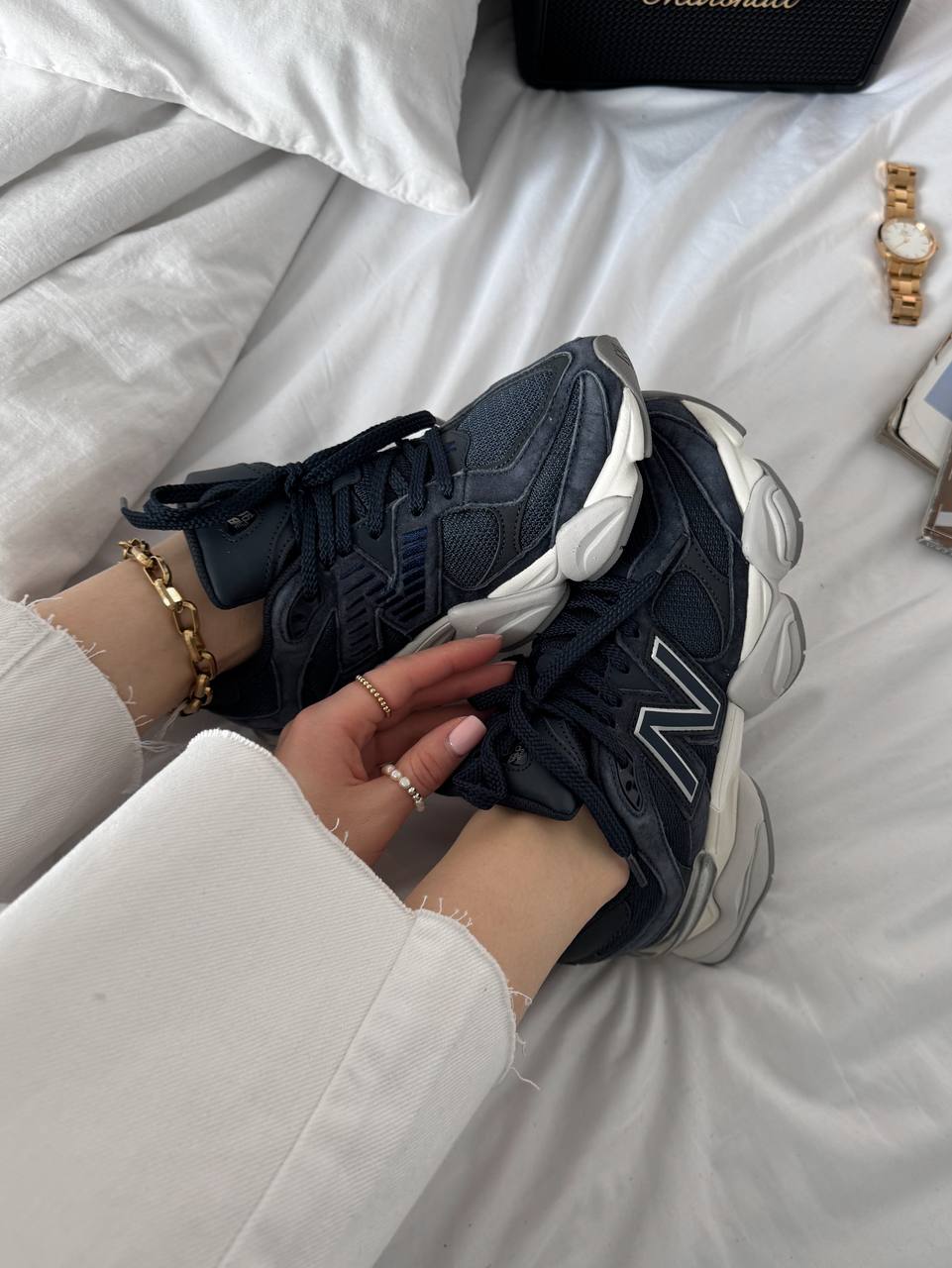 New Balance 9060 Navy White - oceanhype - 