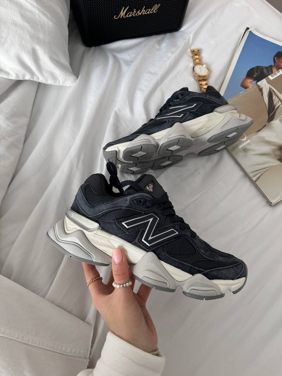 New Balance 9060 Navy White - oceanhype - 