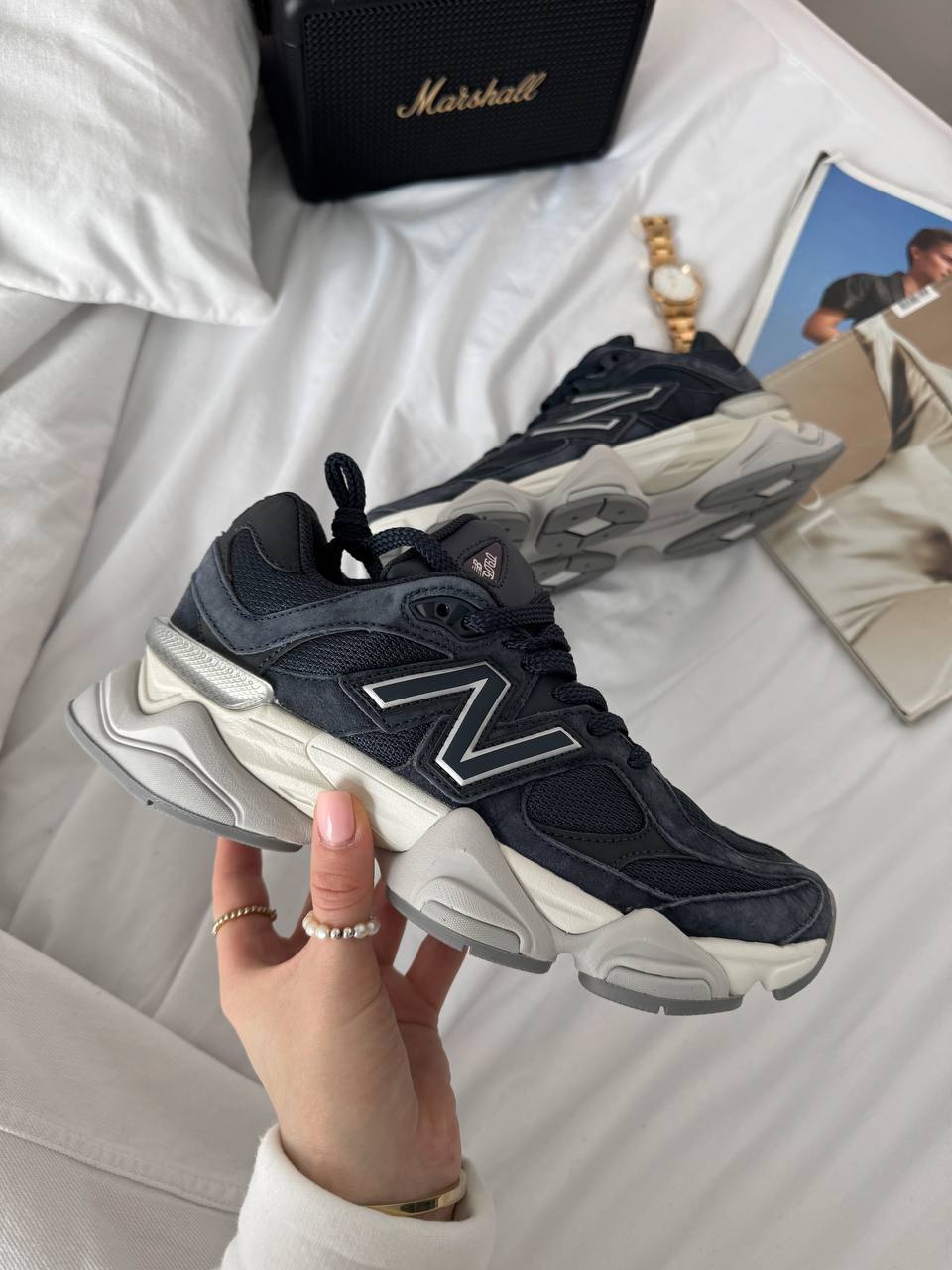 New Balance 9060 Navy White - oceanhype - 