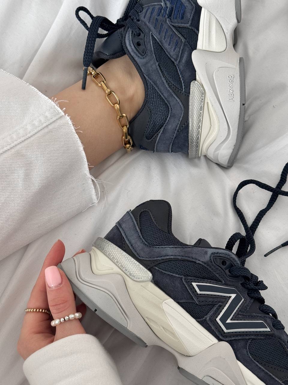 New Balance 9060 Navy White - oceanhype - 