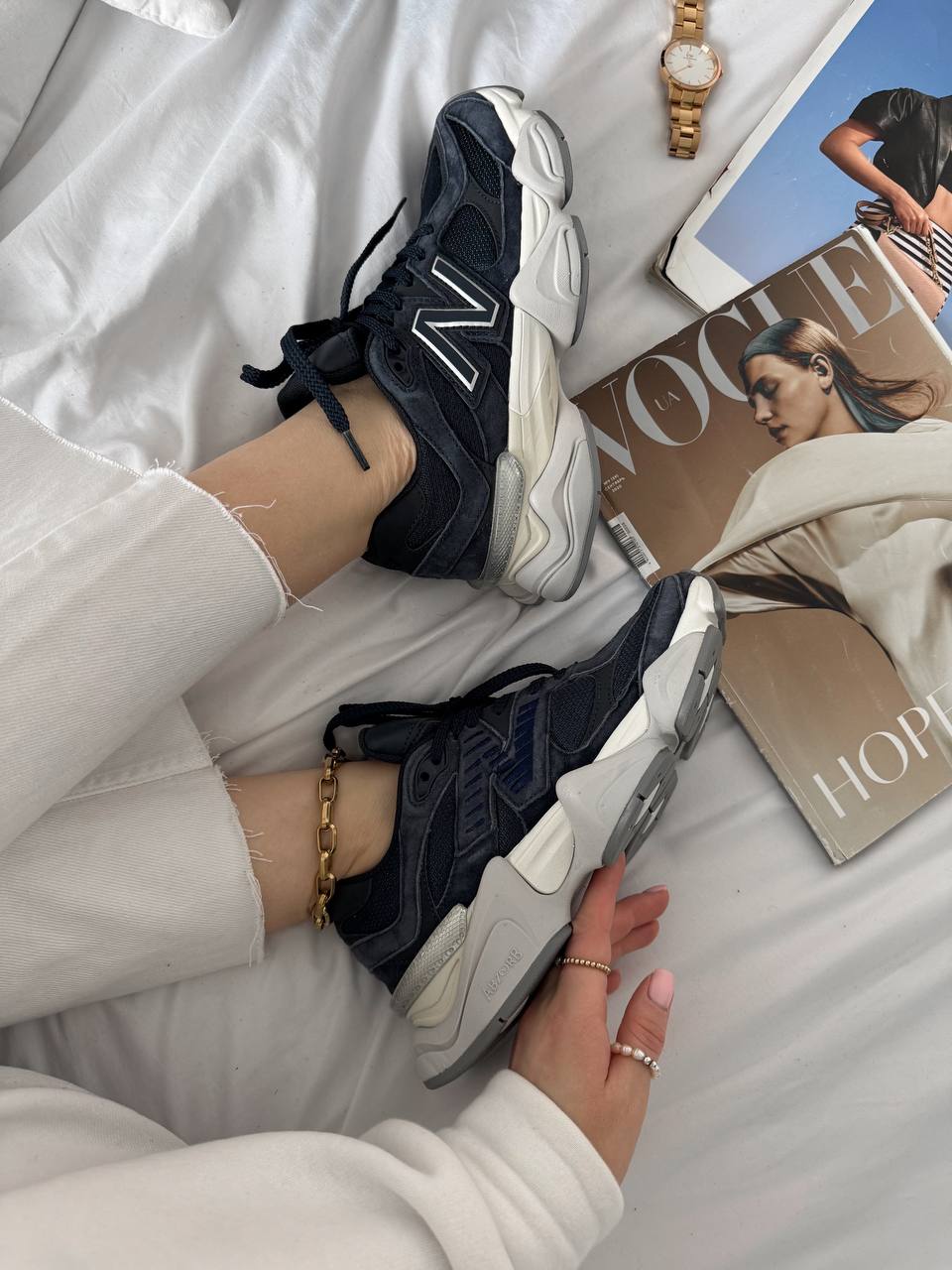 New Balance 9060 Navy White - oceanhype - 
