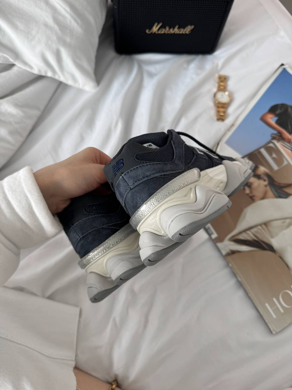 New Balance 9060 Navy White - oceanhype - 