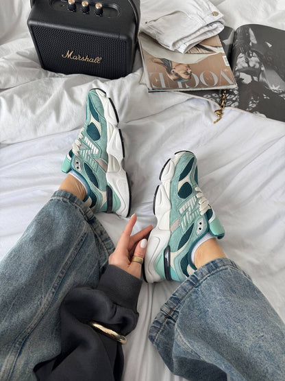 New Balance 9060 Green Cream - oceanhype - 