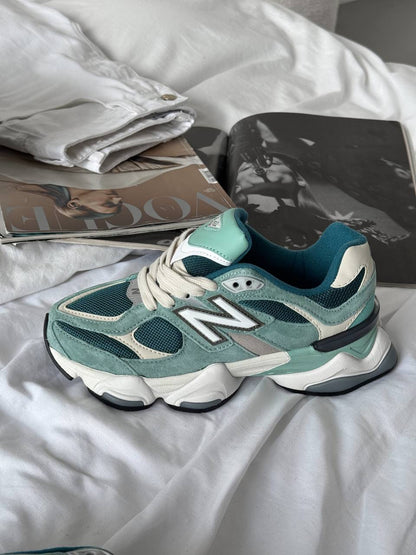New Balance 9060 Green Cream - oceanhype - 