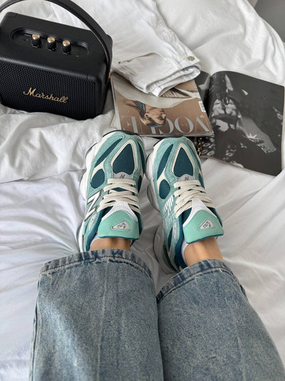 New Balance 9060 Green Cream - oceanhype - 