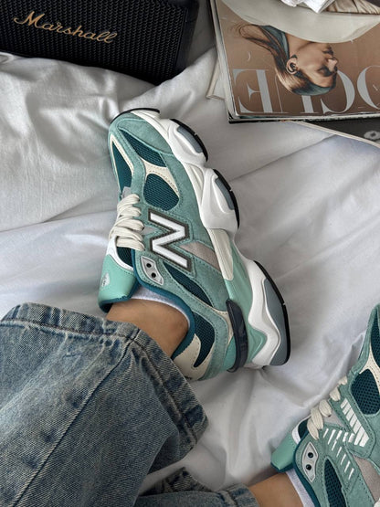New Balance 9060 Green Cream - oceanhype - 