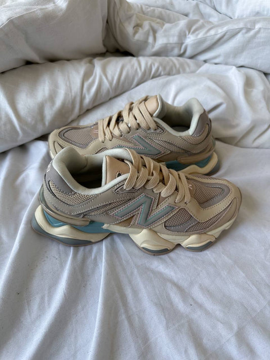 New Balance 9060 Ivory Cream Pink Sand - oceanhype - 