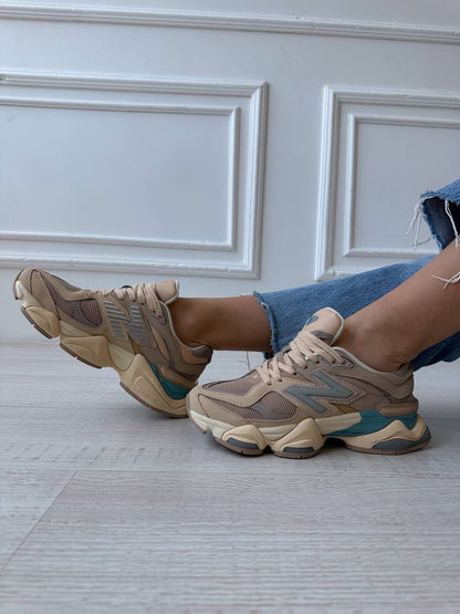 New Balance 9060 Ivory Cream Pink Sand - oceanhype - 