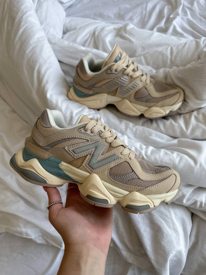 New Balance 9060 Ivory Cream Pink Sand - oceanhype - 
