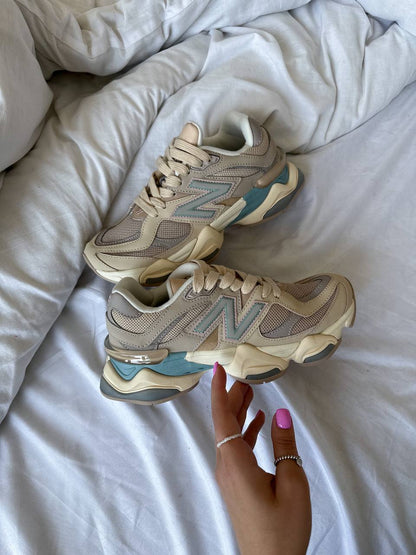 New Balance 9060 Ivory Cream Pink Sand - oceanhype - 