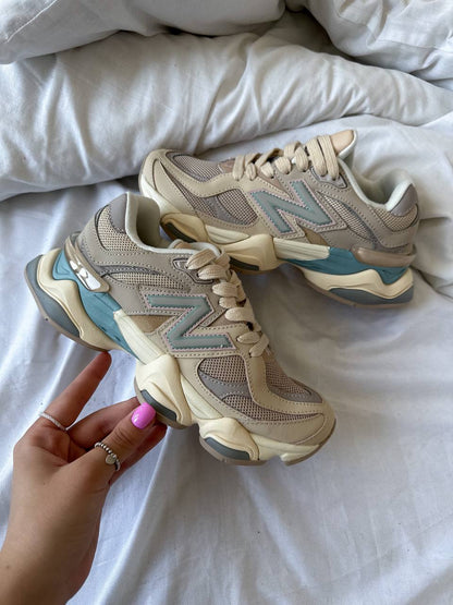New Balance 9060 Ivory Cream Pink Sand - oceanhype - 