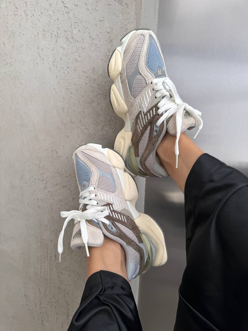 New Balance 9060 Cherry Blossom Pack Mushroom - oceanhype - 
