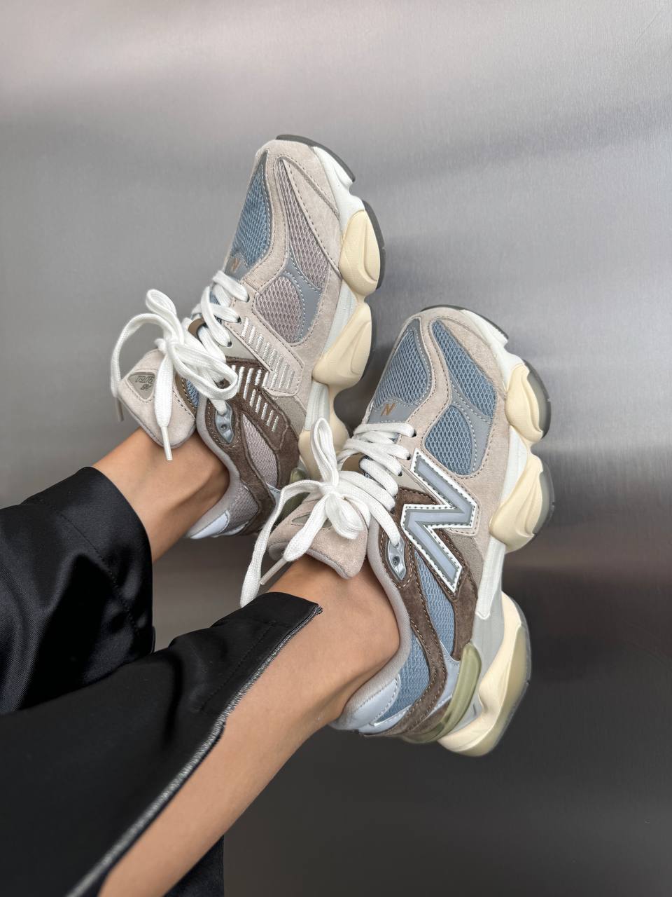 New Balance 9060 Cherry Blossom Pack Mushroom - oceanhype - 