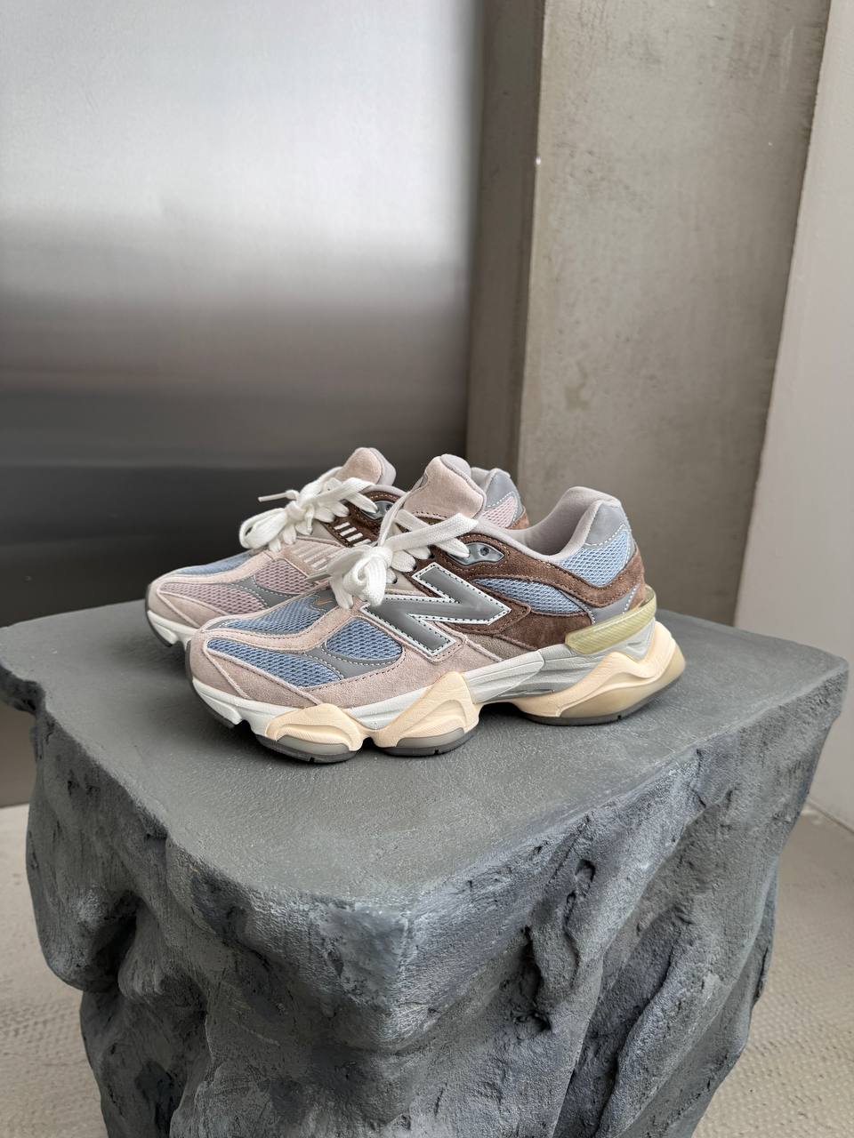 New Balance 9060 Cherry Blossom Pack Mushroom - oceanhype - 