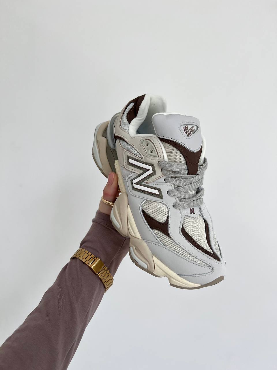 New Balance 9060 Grey matter Timberwolf Covert green - oceanhype - 