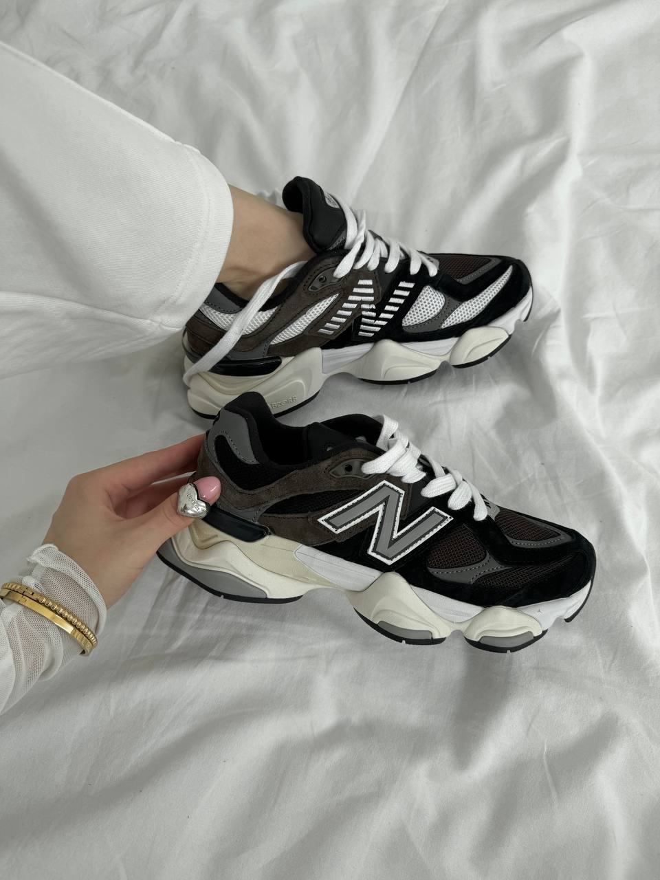New Balance 9060 Brown Black - oceanhype - 