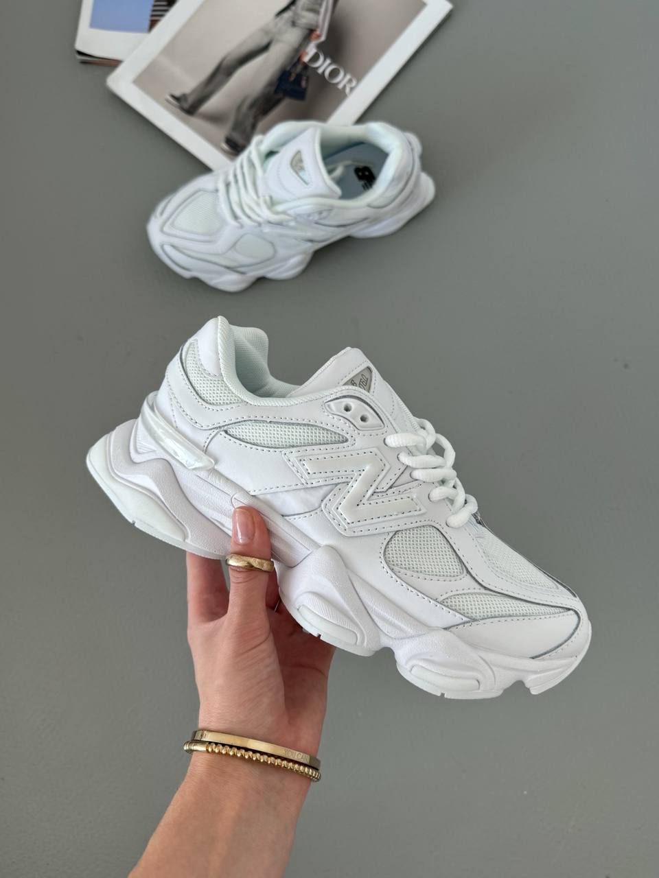New Balance 9060 Triple White - oceanhype - 
