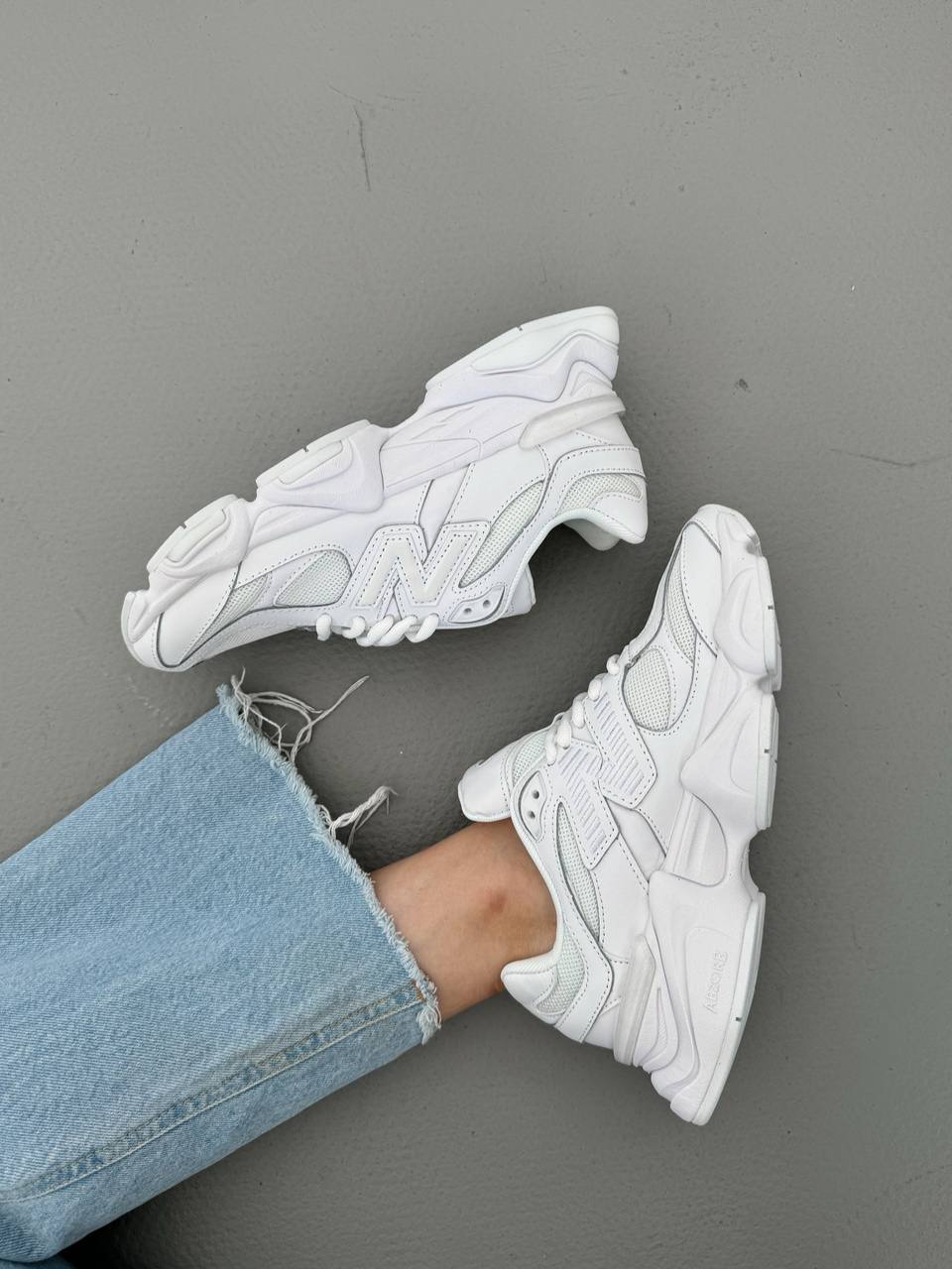 New Balance 9060 Triple White - oceanhype - 