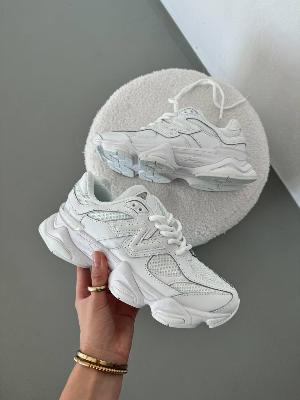 New Balance 9060 Triple White - oceanhype - 