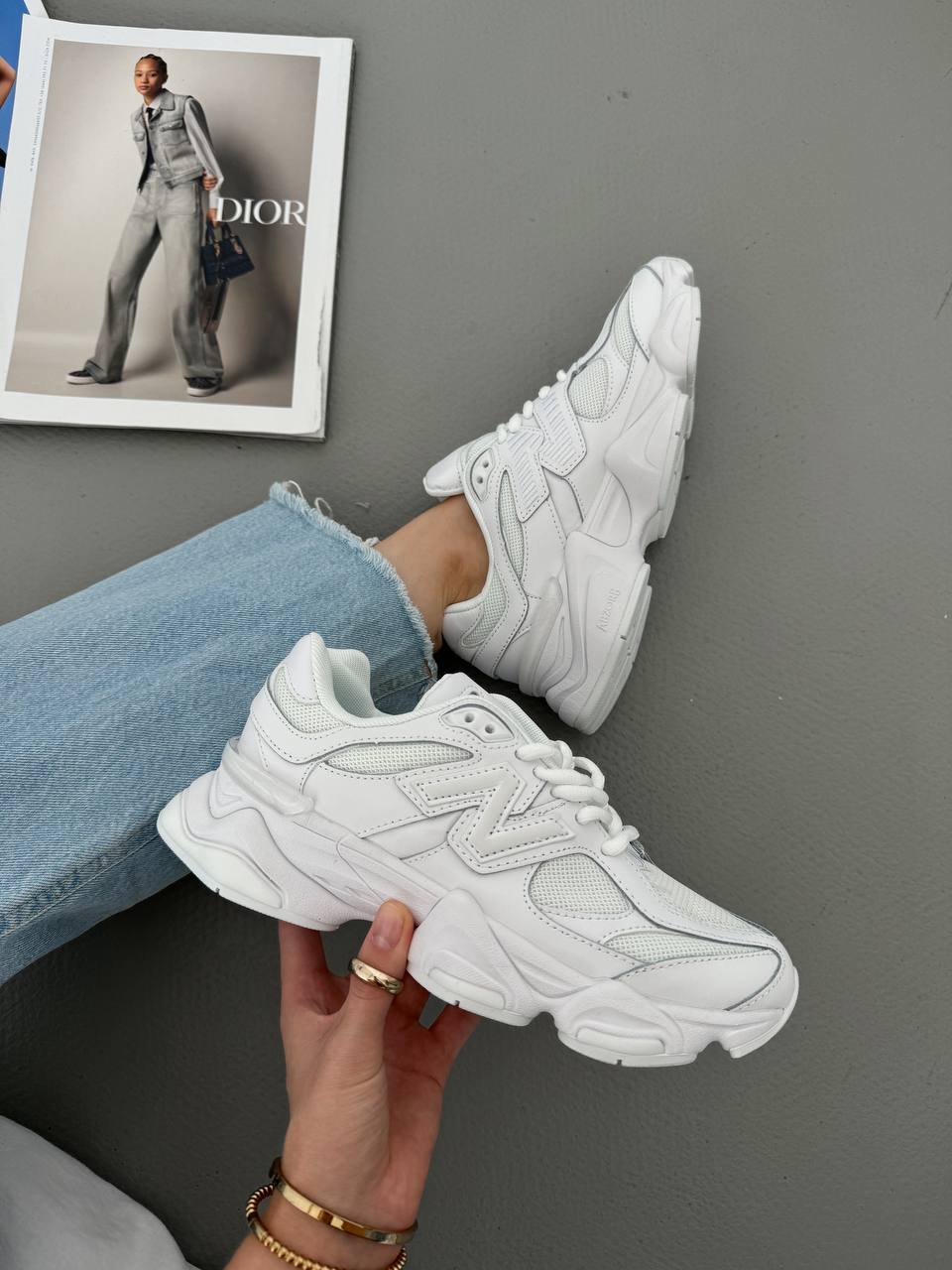 New Balance 9060 Triple White - oceanhype - 