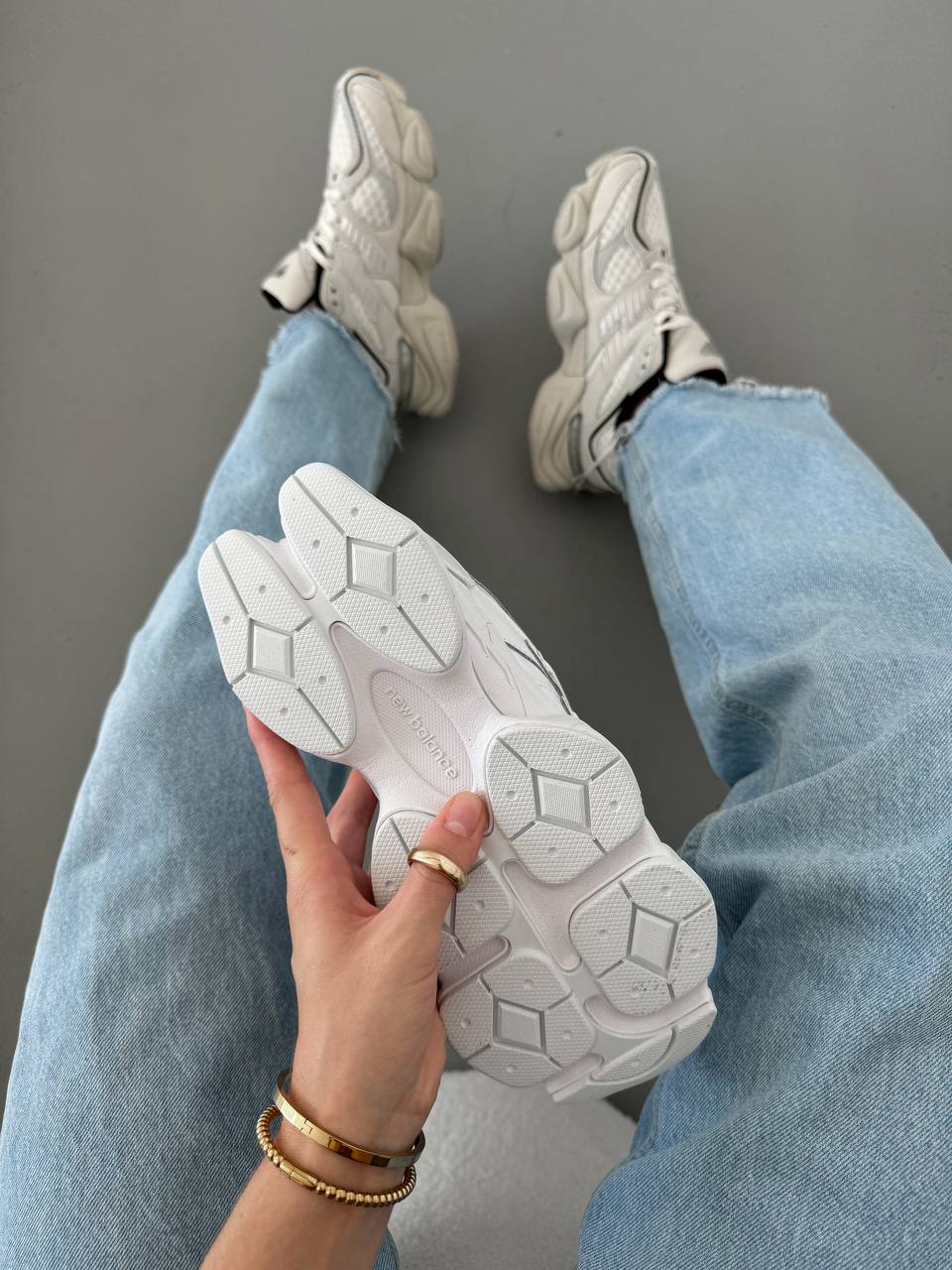 New Balance 9060 Triple White - oceanhype - 