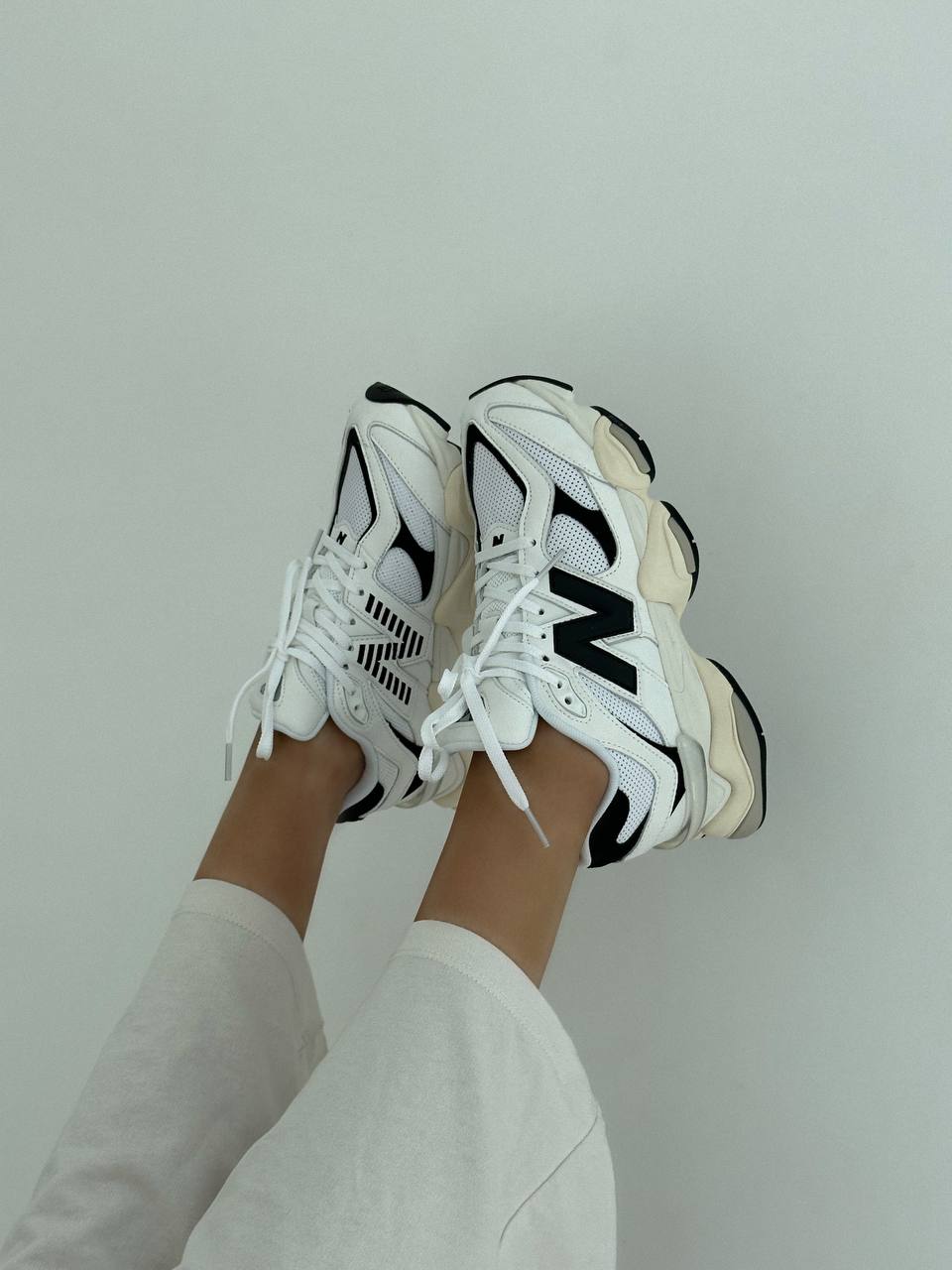 New Balance 9060 White Black - oceanhype - 