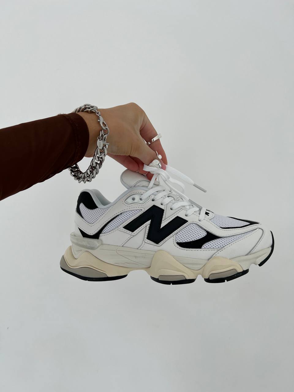 New Balance 9060 White Black - oceanhype - 