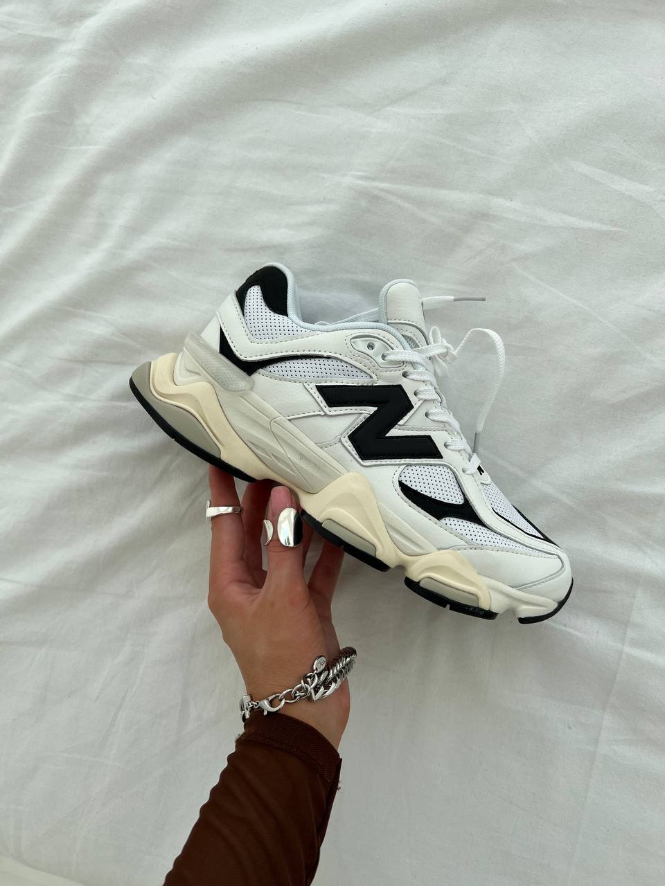 New Balance 9060 White Black - oceanhype - 