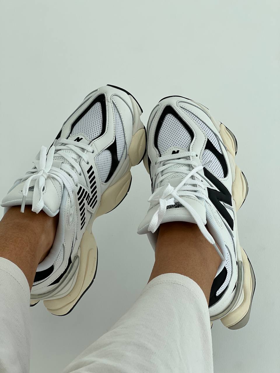 New Balance 9060 White Black - oceanhype - 