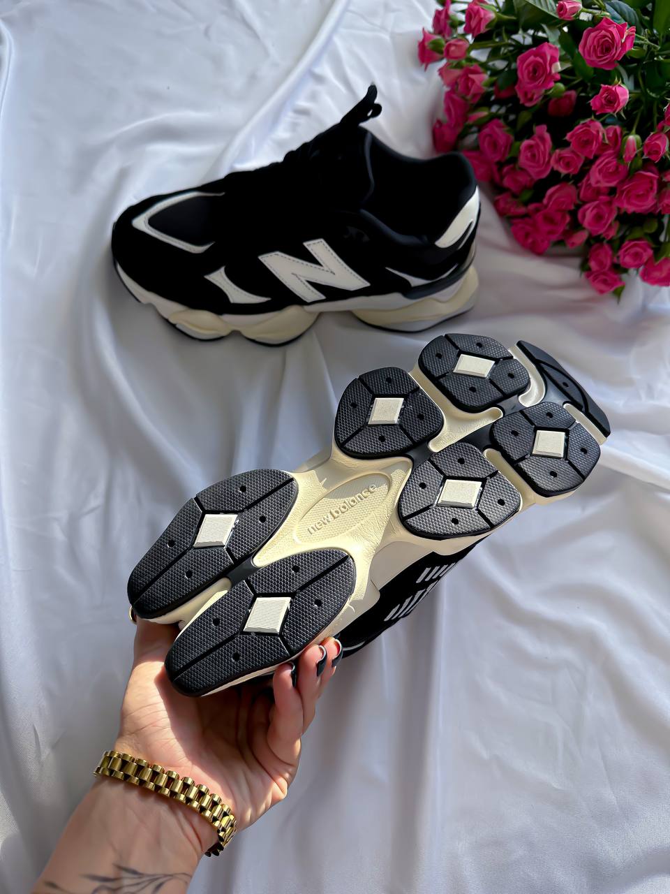 New Balance 9060 Black White - oceanhype - 