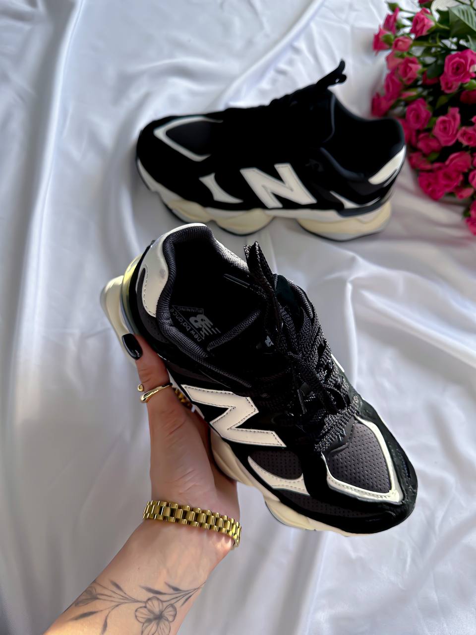 New Balance 9060 Black White - oceanhype - 