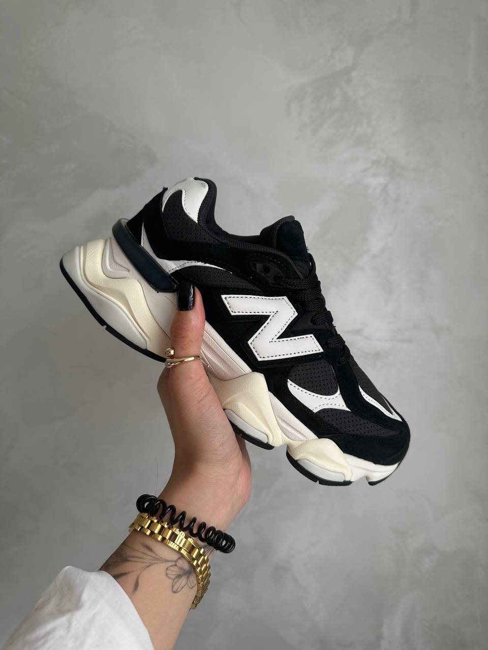 New Balance 9060 Black White - oceanhype - 
