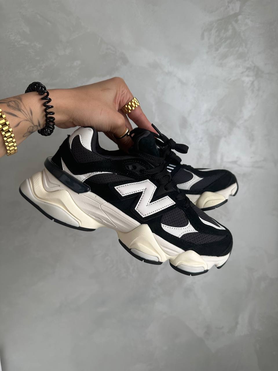 New Balance 9060 Black White - oceanhype - 