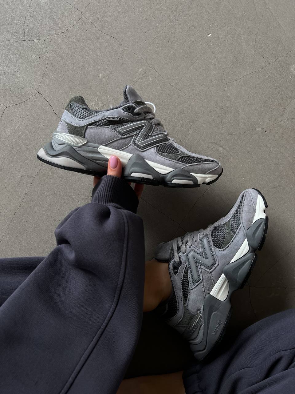 New Balance 9060 x Joe Freshgoods Dark Gray - oceanhype - 