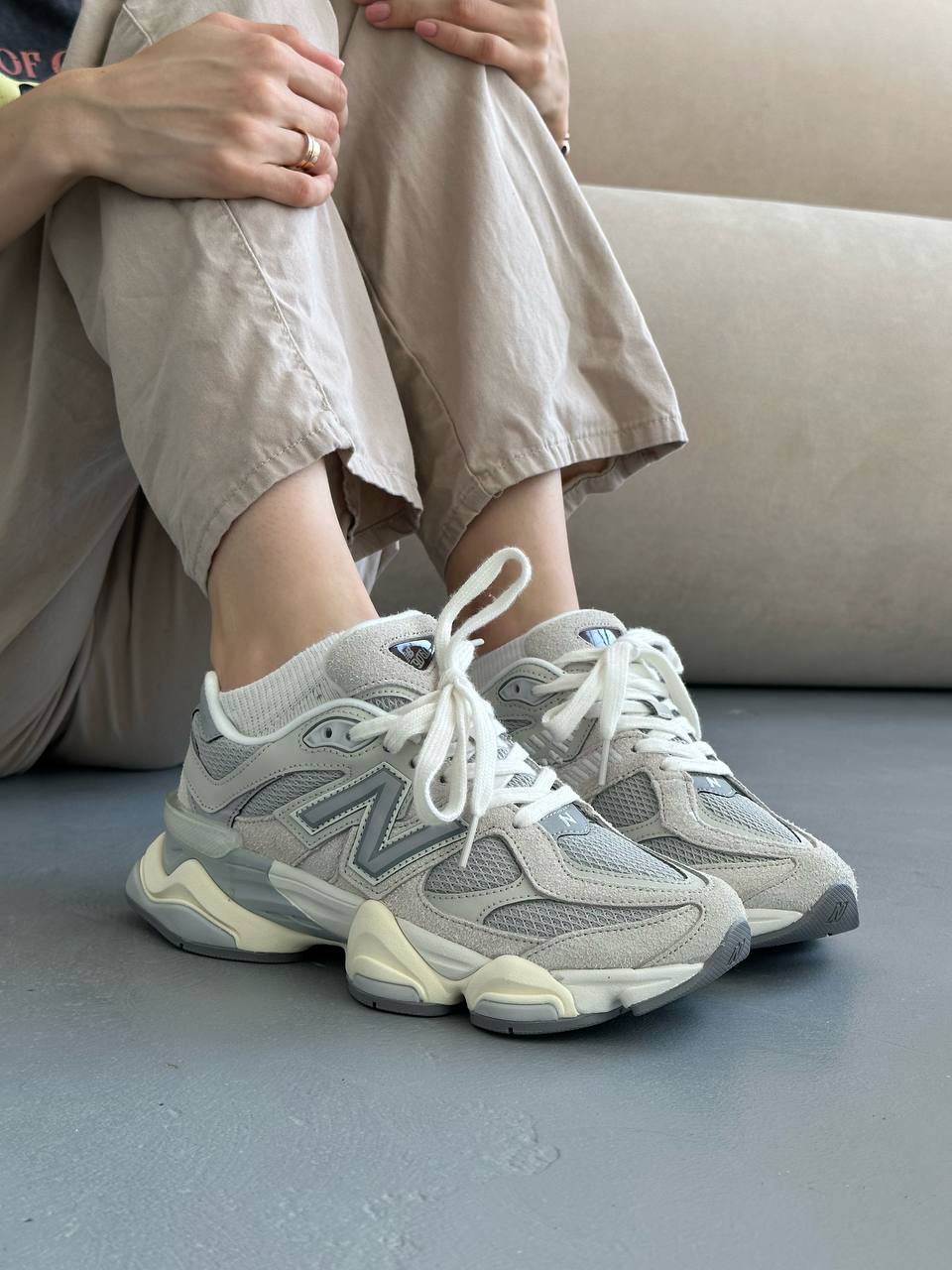 New Balance 9060 Joe Freshgoods Inside Voices Sea Salt Mindful Grey - oceanhype - 