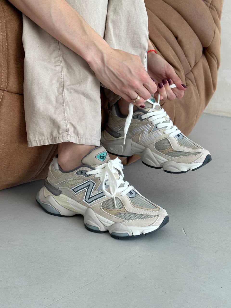 New Balance 9060 Sea Salt Surf Sample - oceanhype - 