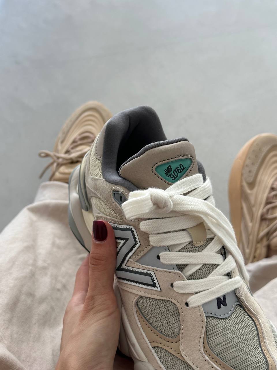 New Balance 9060 Sea Salt Surf Sample - oceanhype - 