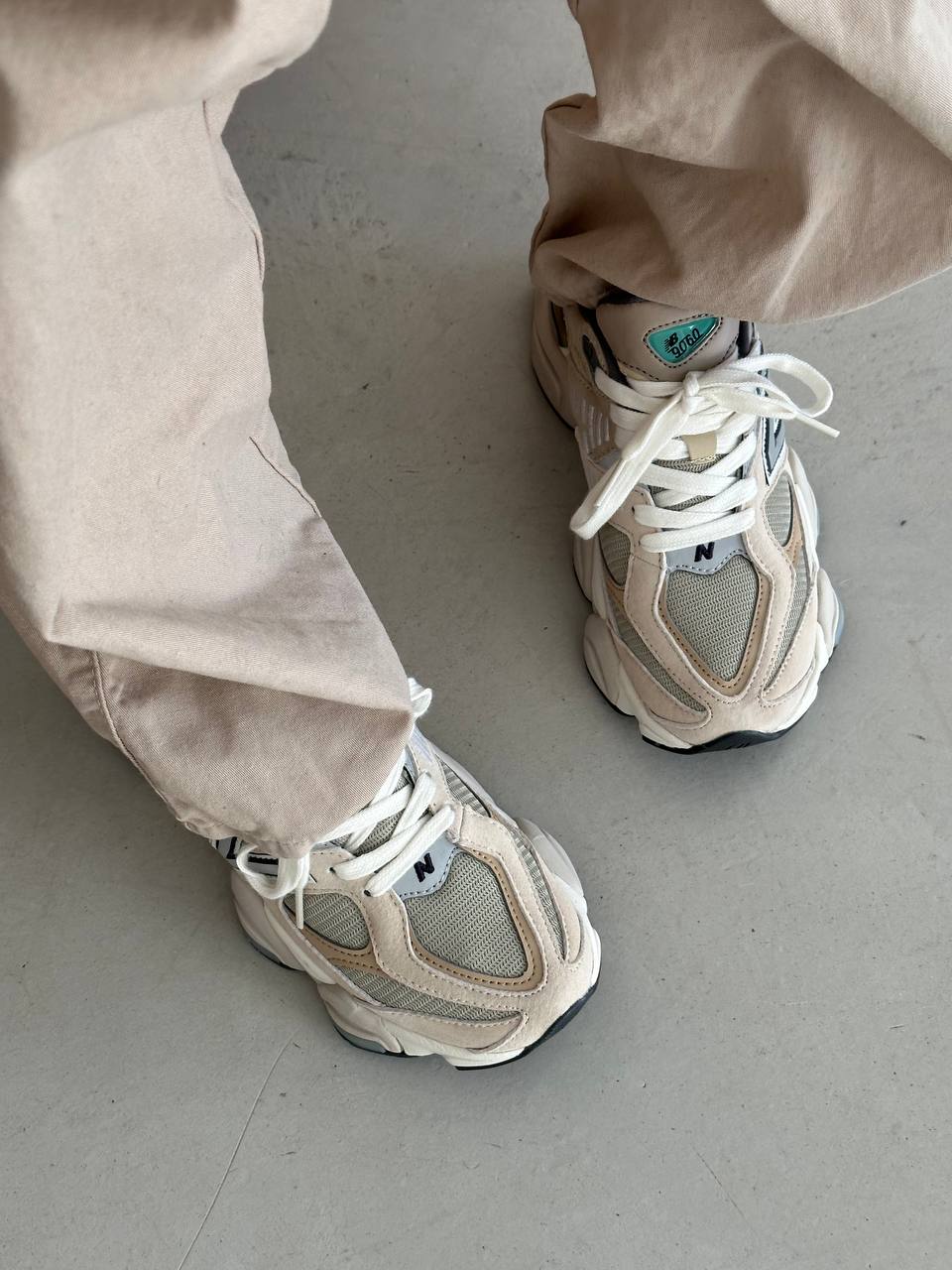 New Balance 9060 Sea Salt Surf Sample - oceanhype - 