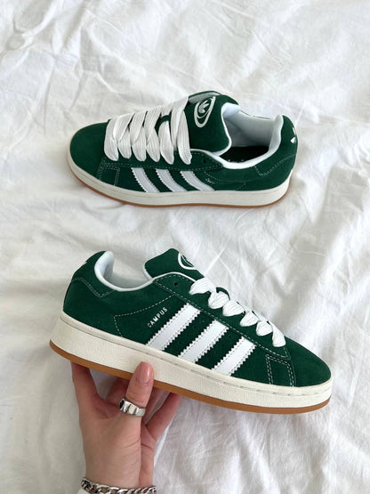 Adidas Campus Dark Green White - oceanhype - 