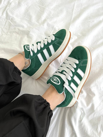 Adidas Campus Dark Green White - oceanhype - 