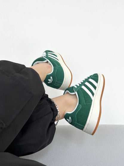 Adidas Campus Dark Green White - oceanhype - 
